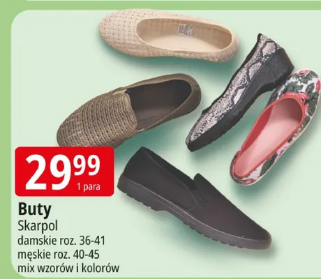 Buty Skarpol damskie roz. 36-41 promocja w Leclerc