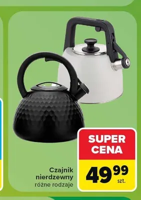 Czajnik nierdzewny promocja w Carrefour