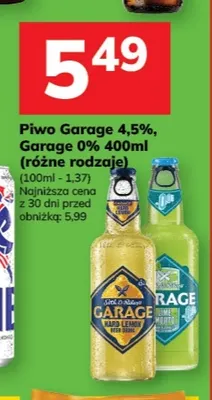Piwo bezalkoholowe Garage promocja w Hitpol