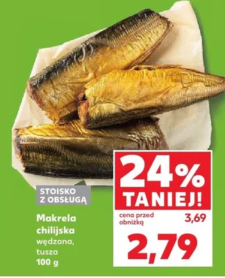 Makrela chilijska wędzona tusza promocja w Kaufland