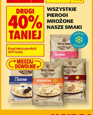 Pierogi ruskie Nasze Smaki promocja w Biedronka