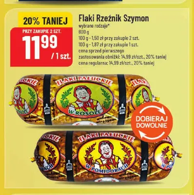 Flaki pałuckie w rosole Rzeźnik Szymon promocja w POLOmarket