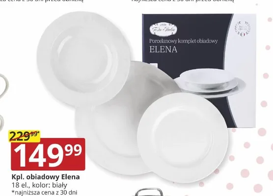Komplet obiadowy Festa Italia Elena 18 elementów promocja w Prymus AGD