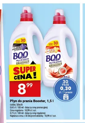Płyn do prania Booster Color promocja w Twój Market