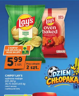 Chipsy Lay's Green Onion promocja w ABC
