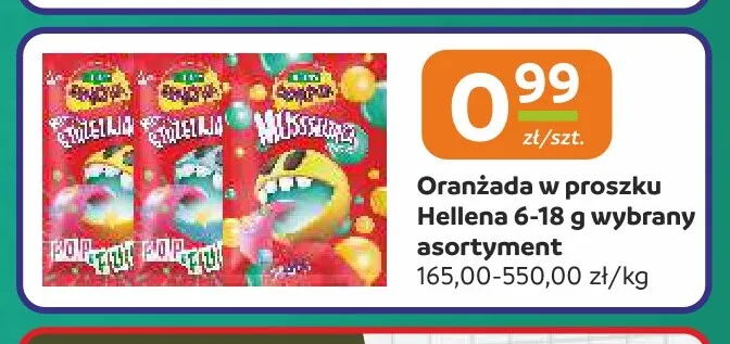 Oranżada w proszku Hellena promocja w Gama
