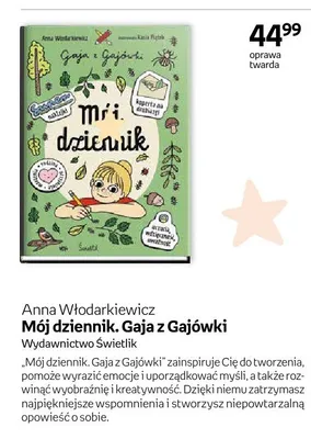 Książka Mój dziennik. Gaja z Gajówki Anna Włodarkiewicz oprawa twarda promocja w Empik
