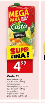 Napój Costa promocja w Twój Market