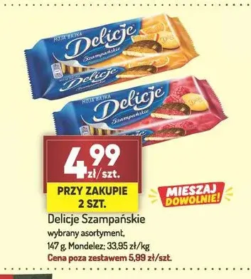Delicje Szampańskie pomarańczowe promocja w Avita