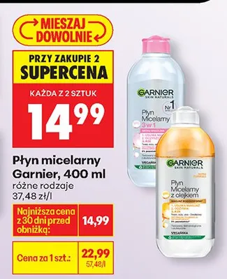 Płyn micelarny różne rodzaje promocja w Biedronka