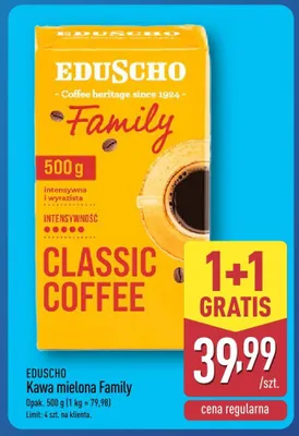 Kawa mielona Family promocja w Aldi