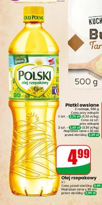 Olej rzepakowy Polski promocja w Dino