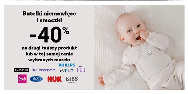 Butelki niemowlęce i smoczki promocja w Smyk