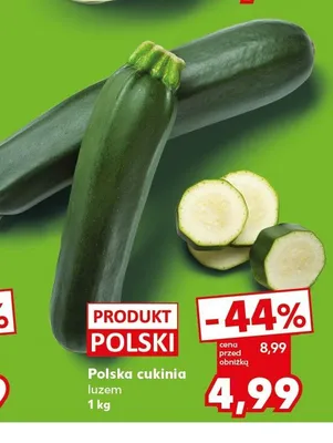 Cukinia polska promocja w Kaufland