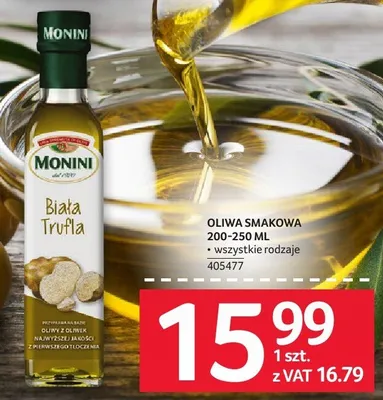 Oliwa smakowa Monini 200-250 ml promocja w Selgros