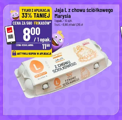 Jajka kurze L z chowu ściółkowego Marysia promocja w POLOmarket