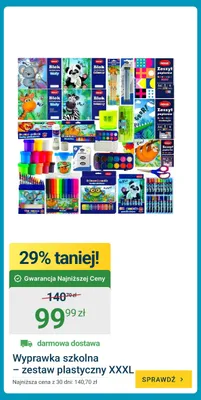 Wyprawka szkolna zestaw plastyczny XXXL promocja w ERLI