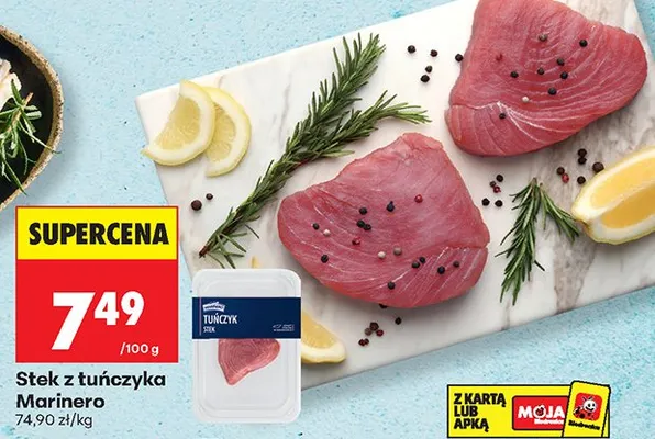Stek z tuńczyka promocja w Biedronka