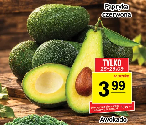 Awokado promocja w Gram Market