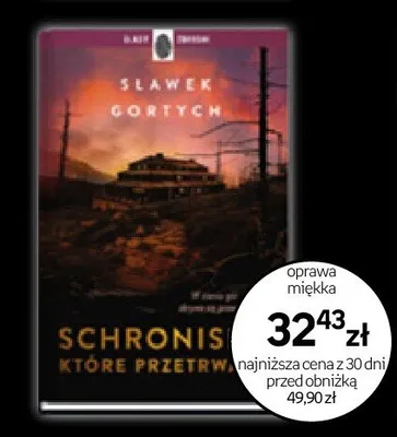 Książka Schronisko które przetrwało Sławek Gortych oprawa miękka promocja w Empik