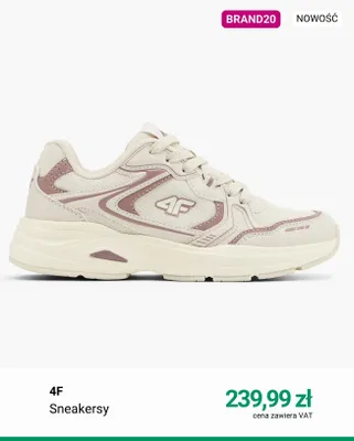 Sneakersy 4F promocja w Deichmann