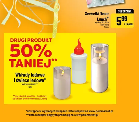 Serwetki decor lunch wymiary 33 x 33 cm różne wzory promocja w POLOmarket