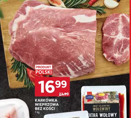 Karkówka wieprzowa bez kości promocja w Stokrotka