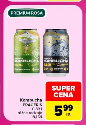 Kombucha Prager's promocja w Carrefour