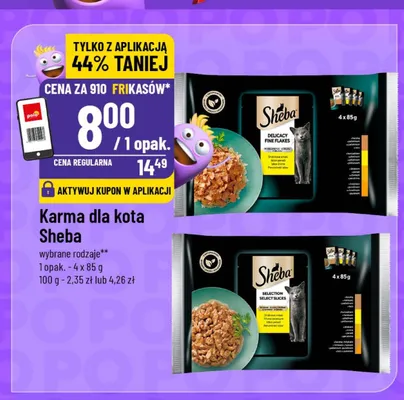 Karma dla kota Sheba promocja w POLOmarket