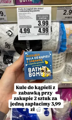 Musująca kula do kąpieli z zabawką Bayabelle o zapachu gruszki promocja w Dino