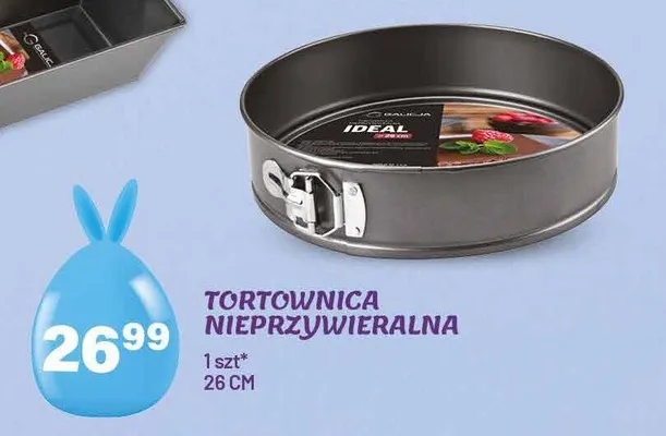 Tortownica nieprzywieralna 26cm promocja w Arhelan