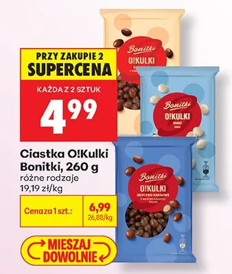 Ciastka O!Kulki Bonitki promocja w Biedronka