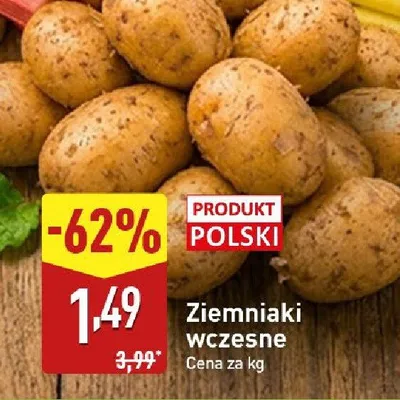 Ziemniaki wczesne polskie promocja w Aldi