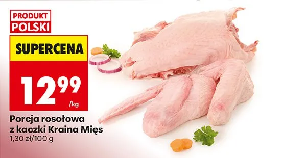 Porcja rosołowa z kaczki Kraina Mięs promocja w Biedronka