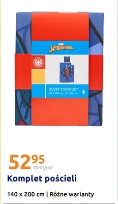 Komplet pościeli 140 x 200 cm różne warianty Action promocja w Action