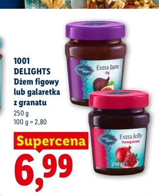 Dżem figowy 1001 Delights promocja w Lidl