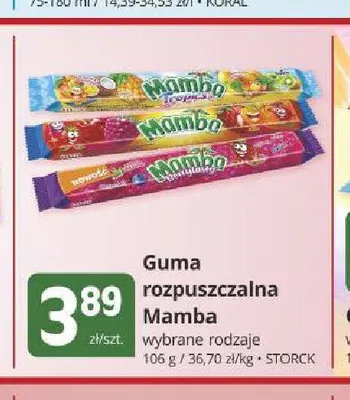 Guma rozpuszczalna Mamba promocja w Marketvita