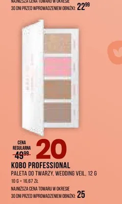 Paleta do twarzy KOBO PROFESSIONAL Wedding Veil promocja w Drogerie Natura