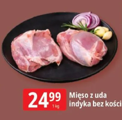 Mięso z uda indyka bez kości promocja w Leclerc