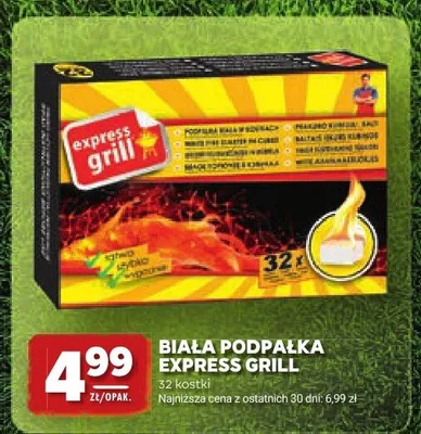 Biała podpałka Express Grill promocja w Stokrotka