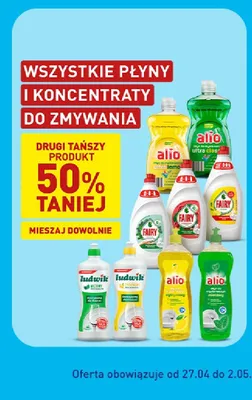 Płyn do zmywania Alio promocja w Aldi