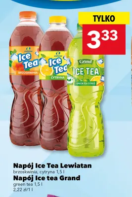 Napój Ice Tea Grand green promocja w LEWIATAN