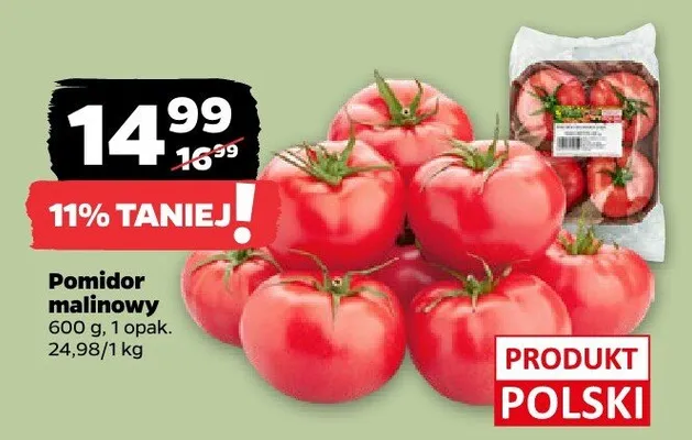Pomidor malinowy promocja w Netto