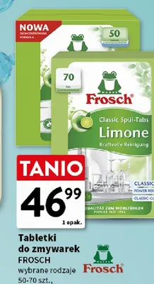 Tabletki do zmywarek Frosch Classic promocja w Intermarche