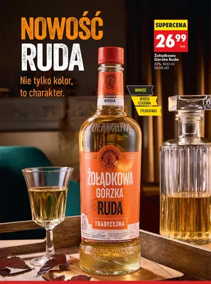 Żołądkowa Gorzka Ruda 32% promocja w Biedronka