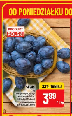 Śliwki promocja w POLOmarket