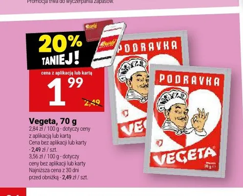 Przyprawa uniwersalna Vegeta promocja w Twój Market