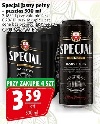 Piwo Special jasny pełny - puszka promocja w Prim Market