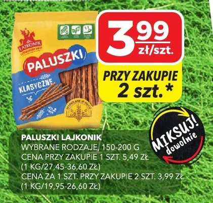 Paluszki Lajkonik klasyczne promocja w Top Market