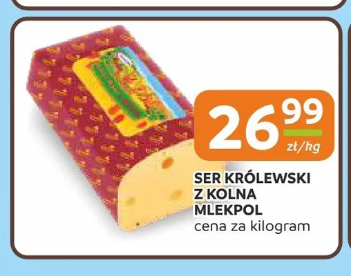 Ser Królewski z Kolna Mlekpol promocja w Społem Częstochowa